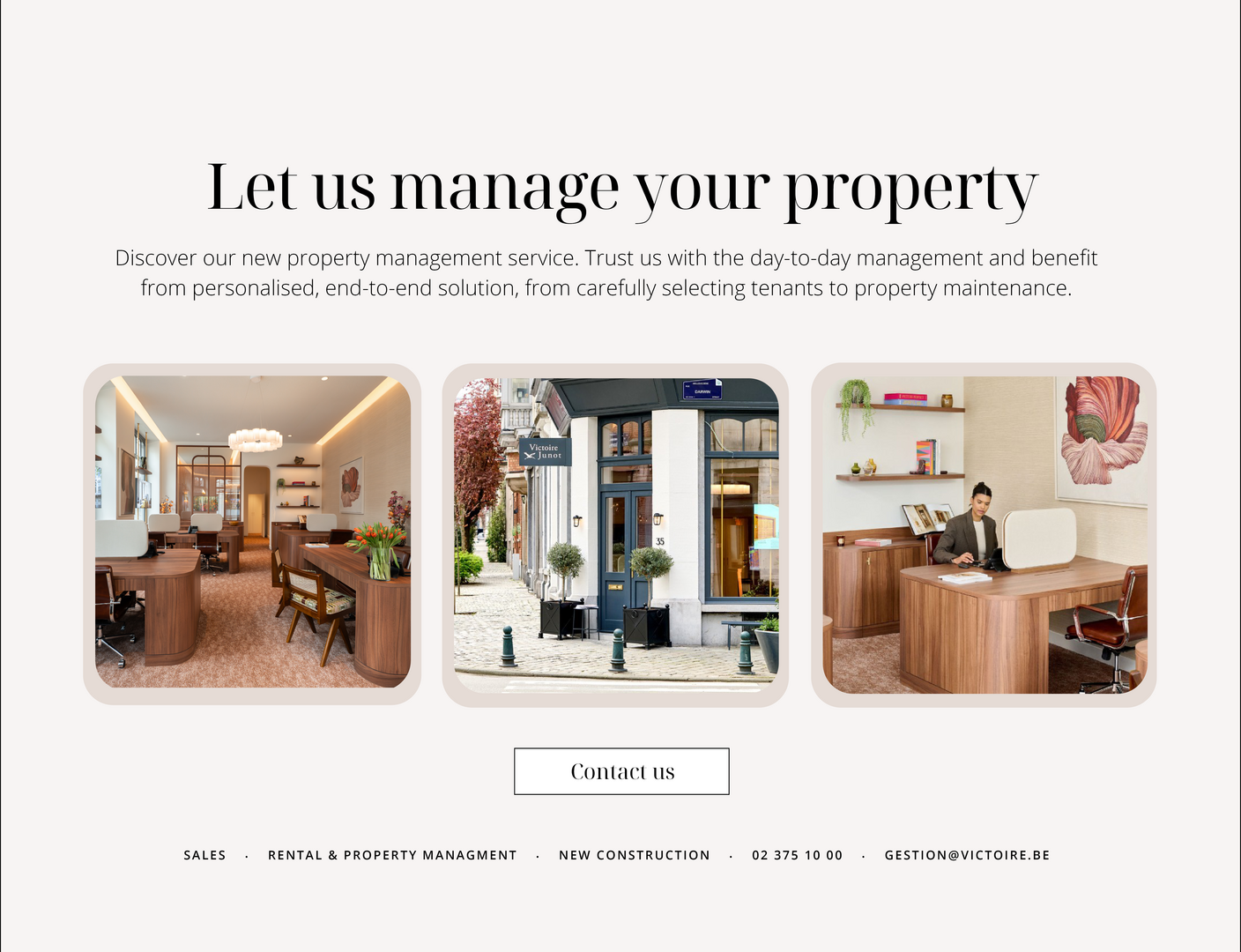 Discover our new service at Victoire Junot